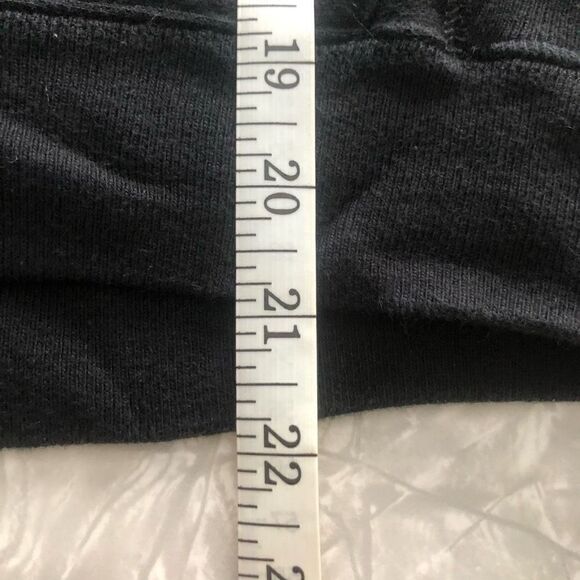 champion reverse weave black size small cropped see measurements - Picture 6 of 8